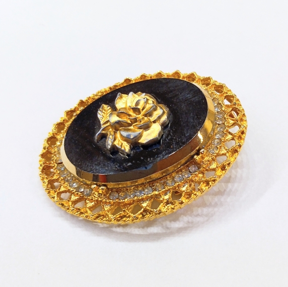 Vintage Celebrity Signed Brooch Bracelet Set - Picture 5 of 10